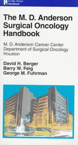 9780316564311: M.D.Anderson Surgical Oncology Handbook
