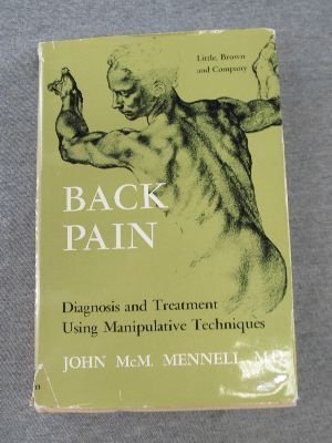 Beispielbild fr Back Pain: Diagnosis and Treatment Using Munipulative Techniques zum Verkauf von AwesomeBooks