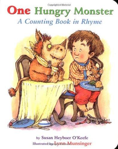 Imagen de archivo de One Hungry Monster : A Counting Book in Rhyme Board Book a la venta por Goodwill
