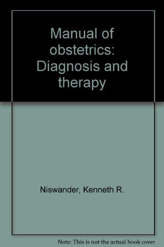 Stock image for Manual of Obstetrics: Diagnosis and Therapy for sale by Anybook.com
