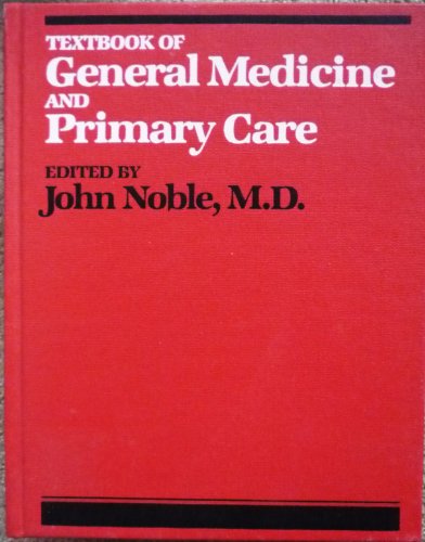 Imagen de archivo de Textbook of General Medicine and Primary Care a la venta por HPB-Red