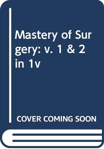 Imagen de archivo de Mastery of Surgery: v. 1 & 2 in 1v a la venta por medimops