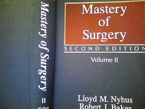 Imagen de archivo de Mastery of surgery (The Mastery of surgery) a la venta por HPB-Red