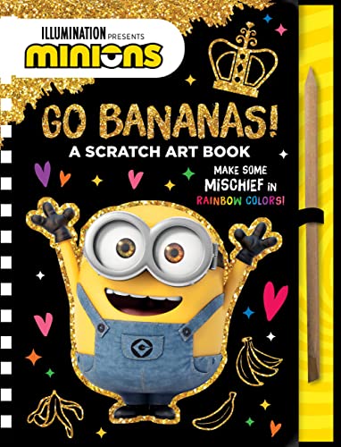Stock image for Minions: Go Bananas!: A Scratch Art Book for sale by Books Unplugged
