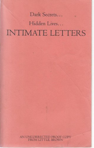 9780316640565: Intimate Letters
