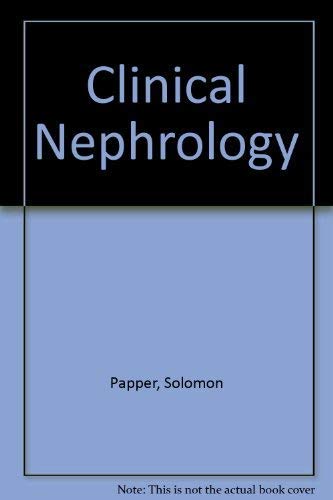 Stock image for Clinical Nephrology. 2nd Ed for sale by Bingo Used Books