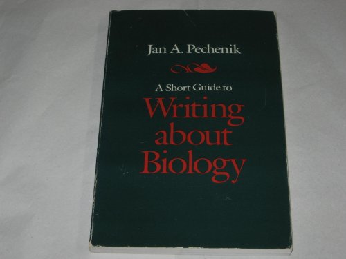 Beispielbild fr A short guide to writing about biology (The Short guide series) zum Verkauf von Wonder Book