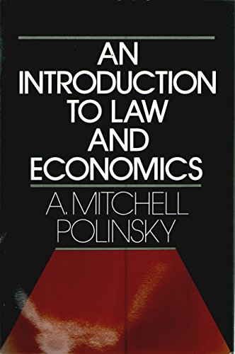Imagen de archivo de An introduction to law and economics a la venta por Wonder Book