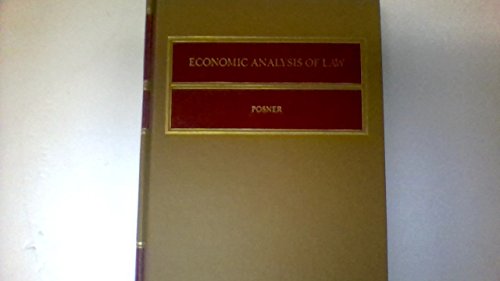 9780316714389: Title: Economic Analysis of Law