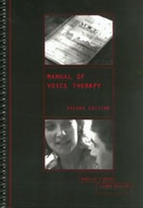 Beispielbild fr Manual of Voice Therapy zum Verkauf von Better World Books