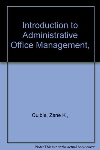 9780316728843: Introduction to Administrative Office Management,
