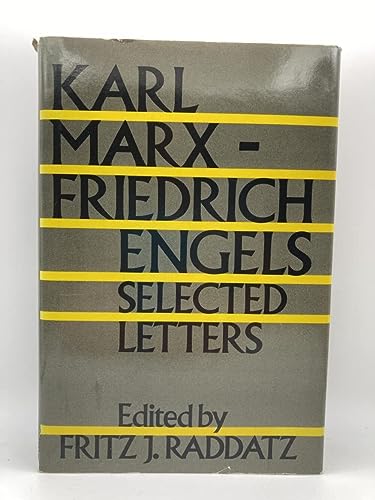 Stock image for Karl Marx/Frederich Engels Selected Letters : The Personal Correspondance, 1844-1877 for sale by Novel Ideas Books & Gifts