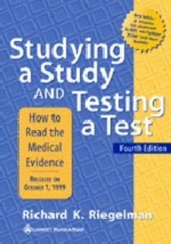 Stock image for Studying a Study and Testing a Test: How to Read the Health Science Literature for sale by Wonder Book