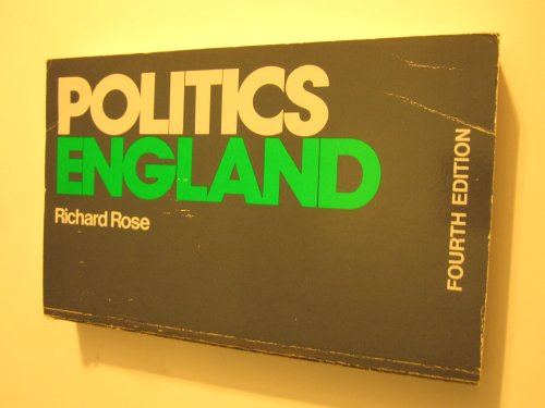 Imagen de archivo de Politics in England: Persistence and change (Little, Brown series in comparative politics) a la venta por Wonder Book