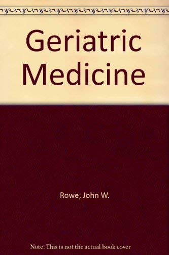 Stock image for Geriatric Medicine for sale by Discover Books