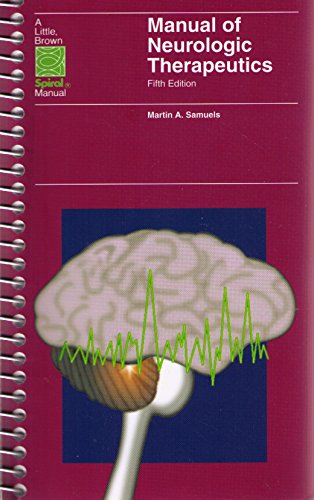 9780316770040: Manual of Neurologic Therapeutics (Spiral Manual Series)