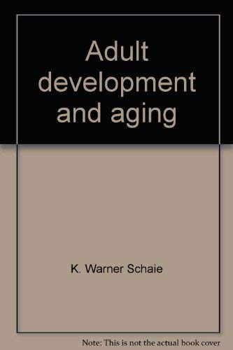 Stock image for Adult development and aging for sale by HPB-Red