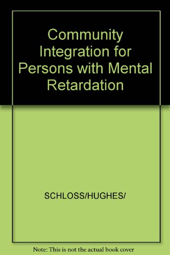 Stock image for Community Integration for Persons With Mental Retardation for sale by Phatpocket Limited