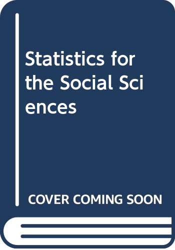Imagen de archivo de Statistics for the Social Sciences a la venta por ThriftBooks-Atlanta