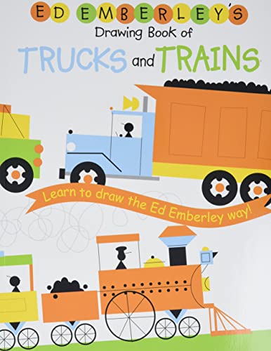 Imagen de archivo de Ed Emberleys Drawing Book of Trucks and Trains a la venta por Goodwill of Colorado