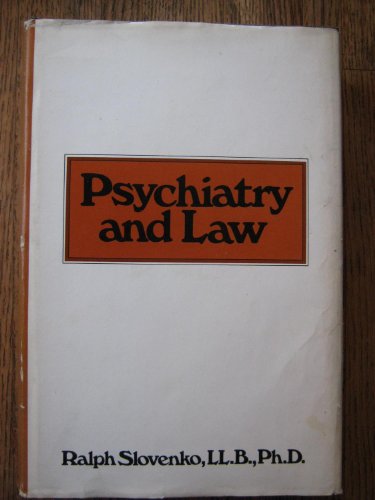 Stock image for Psychiatry and Law for sale by Bingo Used Books