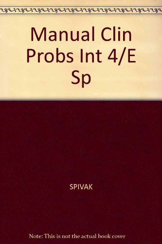 9780316807418: Manual Clin Probs Int 4/E Sp