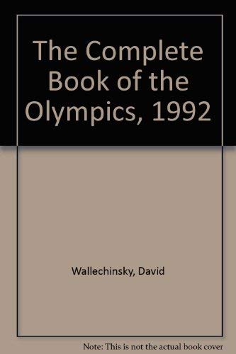 Beispielbild fr Complete Book of the Olympics, 1992 zum Verkauf von Better World Books