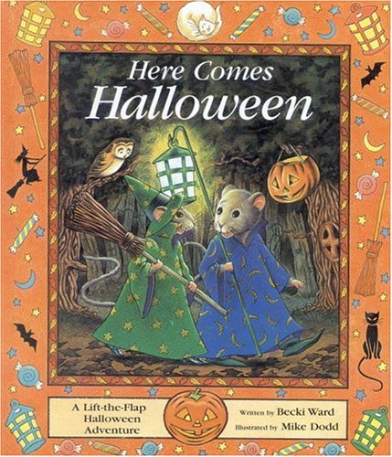 Beispielbild fr Here Comes Halloween!: A Lift-The-Flap Halloween Adventure zum Verkauf von ThriftBooks-Dallas