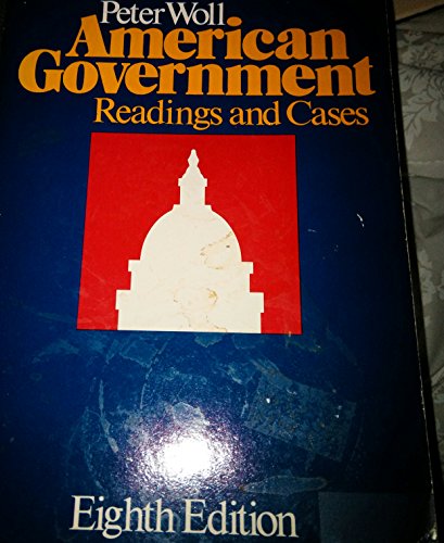 Imagen de archivo de American government: Readings and cases a la venta por Wonder Book