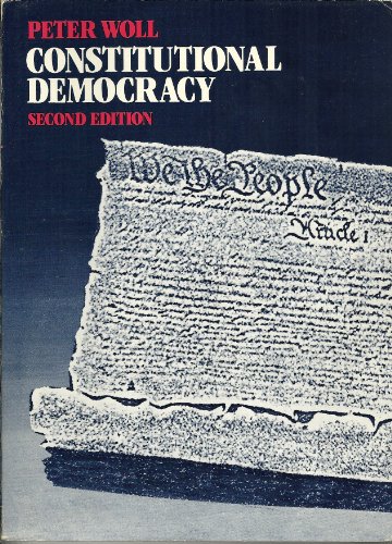 Imagen de archivo de Constitutional Democracy a la venta por Better World Books