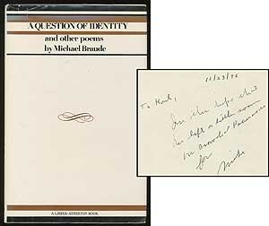 Imagen de archivo de A Question of Identity and Other Poems a la venta por Jerry Merkel