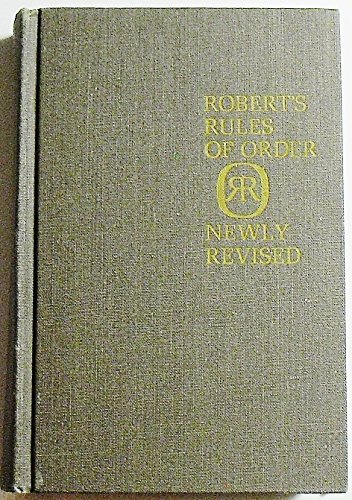 Robert's Rules of Order, Newly Revised - Henry M. Robert, Sarah Corbin Robert