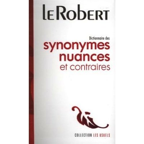 Dictionnaire des Synonymes (9780317456356) by Yael Freund; Jean Robert; Robert, Jean