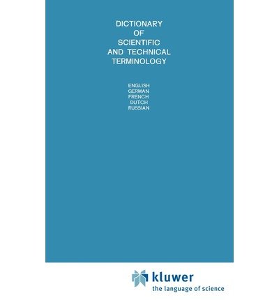 9780318016610: Dictionary of Scientific and Technical Terminology