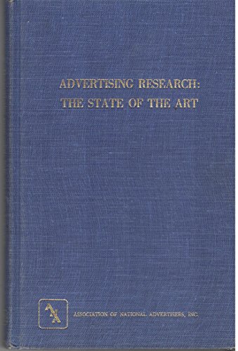 Stock image for Advertising Research: The State of the Art for sale by books4u31