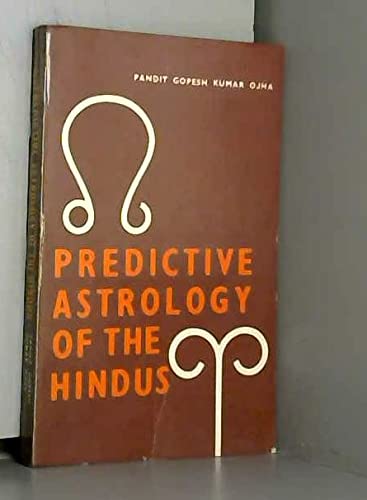 9780318363806: Predictive Astrology of the Hindus