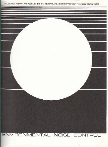 Beispielbild fr Environmental Noise Control Rossing, Thomas D. zum Verkauf von online-buch-de