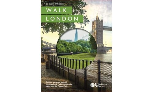 9780319091944: Walk London Map | Royal Paths & Thames Path | Ordnance Survey | OS Urban Series | England | City Walks | London | Maps | Adventure