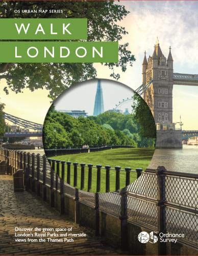 Stock image for Walk London Map | Royal Paths & Thames Path | Ordnance Survey | OS Urban Series | England | City Walks | London | Maps | Adventure (OS Urban Map) for sale by WorldofBooks