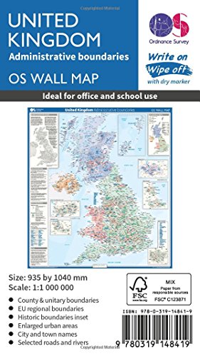 Beispielbild fr United Kingdom Administrative Boundaries zum Verkauf von Smartbuy