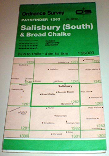 Imagen de archivo de Salisbury (South) and Broad Chalke: Sheet 1262 (Pathfinder Maps) a la venta por WorldofBooks