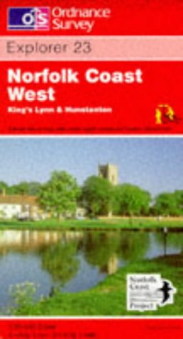 Stock image for Norfolk Coast West - King's Lynn and Hunstanton: Sheet 23 (Explorer Maps) for sale by WorldofBooks