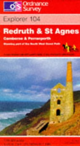 Stock image for Redruth and St.Agnes, Camborne and Perranporth: Sheet 104 (Explorer Maps) for sale by WorldofBooks