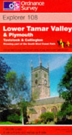 Beispielbild fr Lower Tamar Valley and Plymouth: Sheet 108 (Explorer Maps) zum Verkauf von WorldofBooks