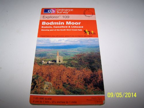 Stock image for Bodmin Moor: Sheet 109 (Explorer Maps) for sale by WorldofBooks