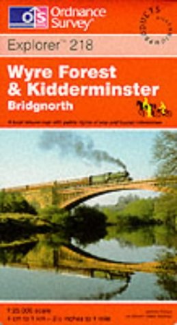 Stock image for Kidderminster and Wyre Forest: Sheet 218 (Explorer Maps) for sale by WorldofBooks