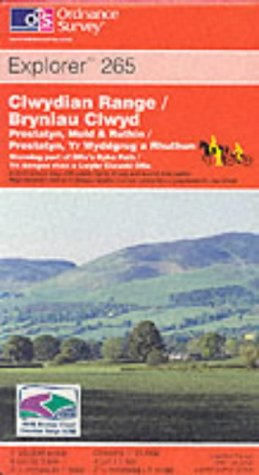 Beispielbild fr Clwydian Range: Prestatyn, Mold and Ruthin: Sheet 265 (Explorer Maps) zum Verkauf von WorldofBooks