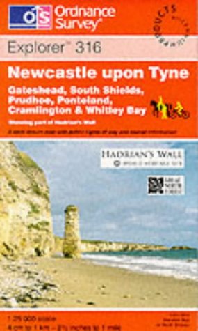 Imagen de archivo de Newcastle Upon Tyne: Sheet 316 (Explorer Maps) a la venta por WorldofBooks