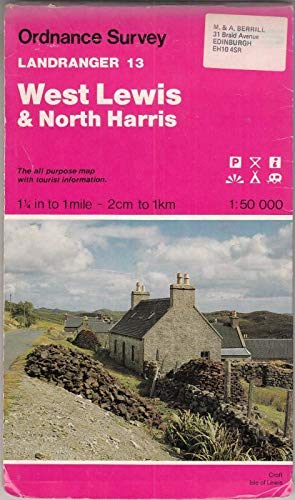Beispielbild fr West Lewis and North Harris: Sheet 13 (Landranger Maps) zum Verkauf von WorldofBooks