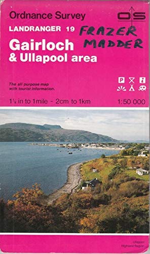Stock image for Gairloch and Ullapool Area (Sheet 19) (OS Landranger Map) for sale by WorldofBooks